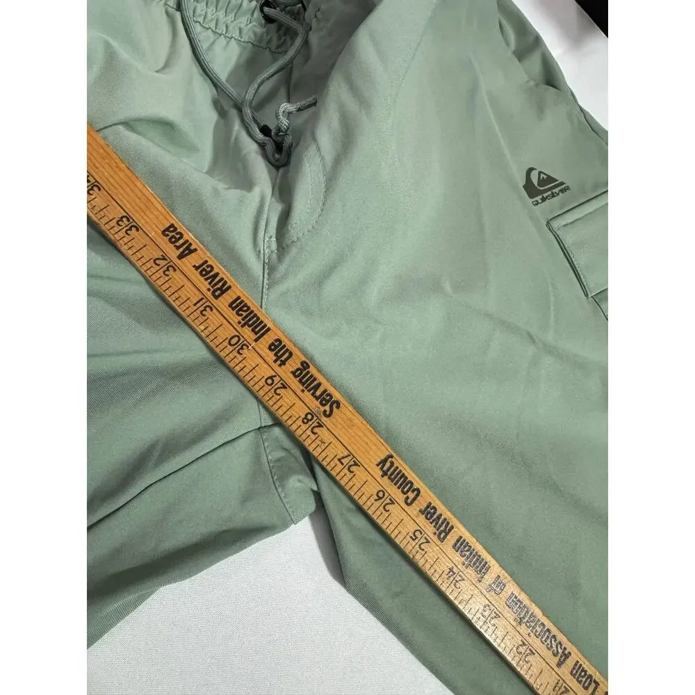 Quiksilver Men's Green Jogger Sweatpants Drawstring Pockets XL